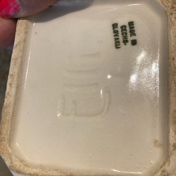 RARE Antique ceramic hand painted canisters from Cecho-Slovakia over 100 yrs old - Picture 10 of 10